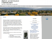 Tablet Screenshot of dprincecpa.com